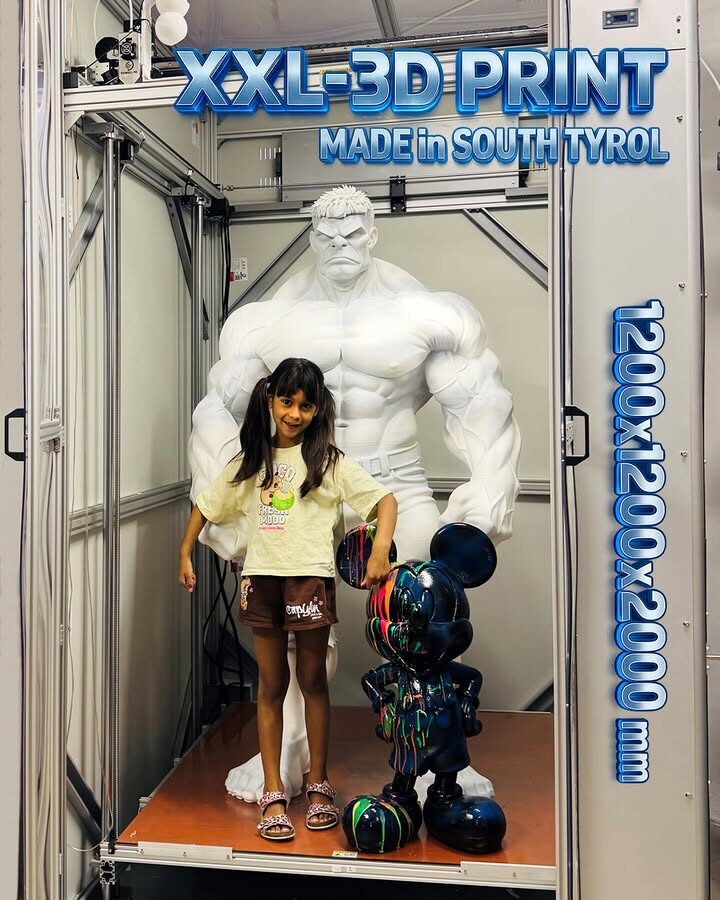 🚀 XXL-3D-PRINT – MADE IN SOUTH TYROL 🤍❤️ 🇮🇹 Einer der größten 3D-Drucker Südtirols – für …